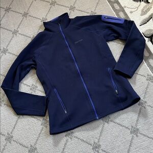 Marmot Blue Full-Zip Stretch Fleece Jacket